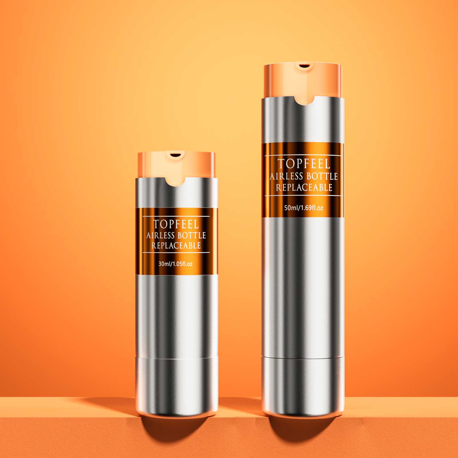 PA135 Refillable Recyclable Mono PP Airless Bottle